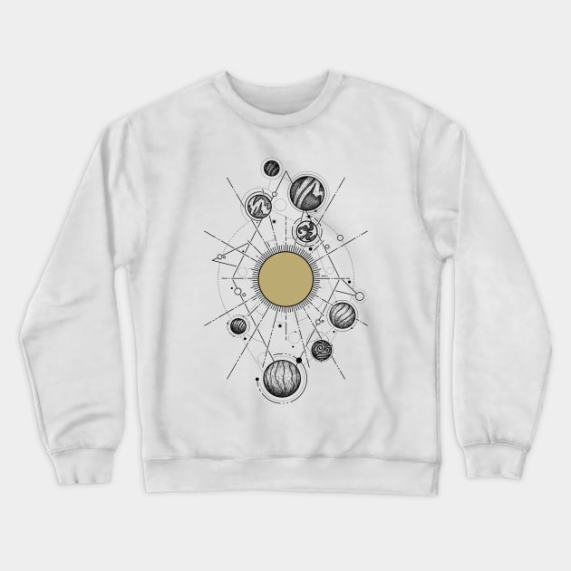 Universe Crewneck Sweatshirt by P7 illustrations 